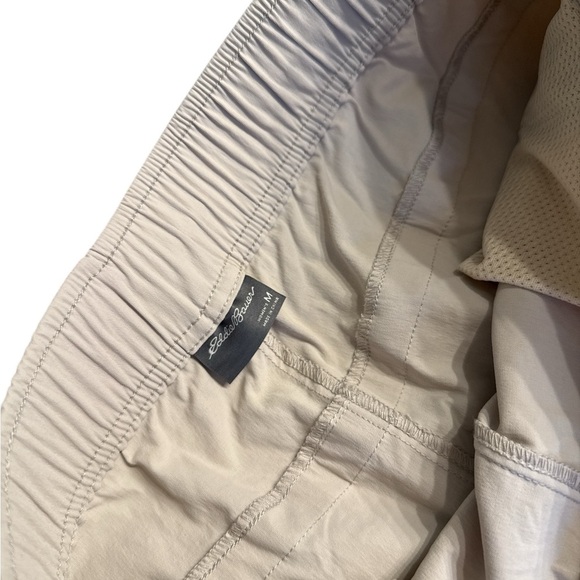 Eddie Bauer White Straight Hiking Leg Pants - Picture 3 of 6